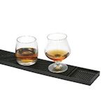 Bar Mat with non-skid suregrip knobs and area for Jigger sto