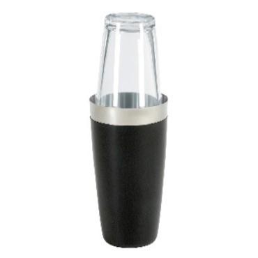 Boston Shaker with Mixing Glass and vynil cover - stainless